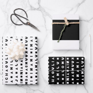 SIEBEN TAGE KWANZAA GESCHENKPAPIER SET