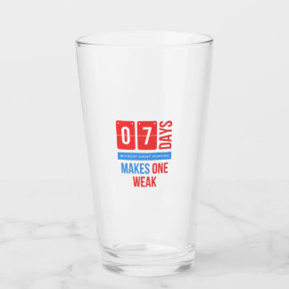 Sieben Tage ohne Geisterjagd macht einen schwach.p Glas
