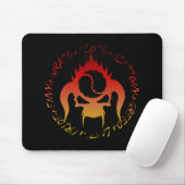 Sieben Todsinen-Mauspad Mousepad (Mit Mouse)