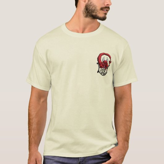 Sieben Todsünden Begierde lebendig T-Shirt (Vorderseite)