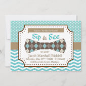 Sieben und Sehen für Boy Baby mit Bow-Krawatte (Vorderseite)