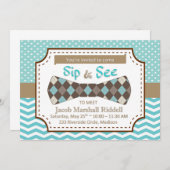 Sieben und Sehen für Boy Baby mit Bow-Krawatte (Vorne/Hinten)