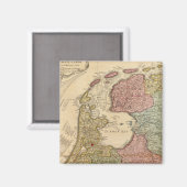 Sieben Vereinigte Provinzen Magnet (Vorderseite/Rückseite)