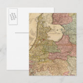Sieben Vereinigte Provinzen Postkarte (Vorne/Hinten)