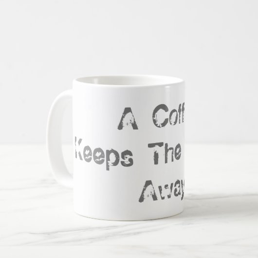 Sieben vor dem Schläfchen Kaffeetasse (Vorderseite Links)