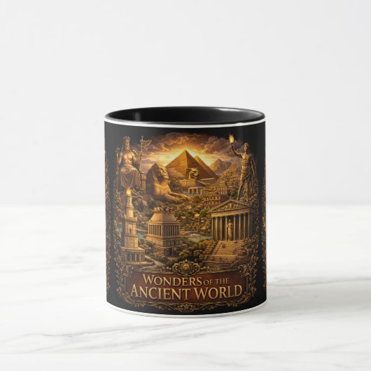 Sieben Weltwunder der Antike Tasse (Zentrum)