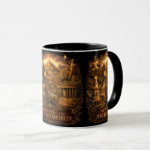 Sieben Weltwunder der Antike Tasse (VorderseiteRechts)