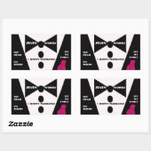 Sieben Worte = glückliche Ehe - Ja, Liebe Rechteckiger Aufkleber (Blatt)