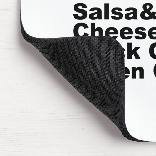 Sieben Zutaten in sieben Ebenen Mousepad (Ecke)