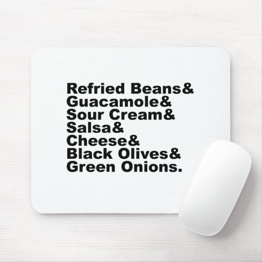 Sieben Zutaten in sieben Ebenen Mousepad (Mit Mouse)