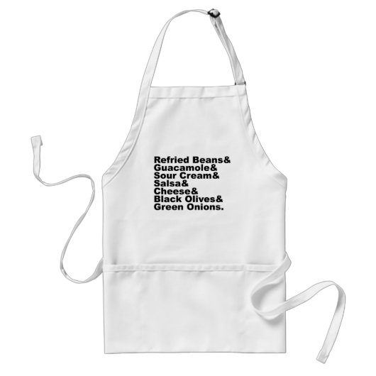 Sieben Zutaten in sieben Ebenen Schürze (Vorne)