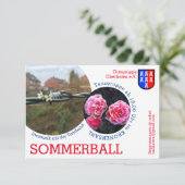 Siebenbürgen Ball Einladung (Stehend Vorderseite)