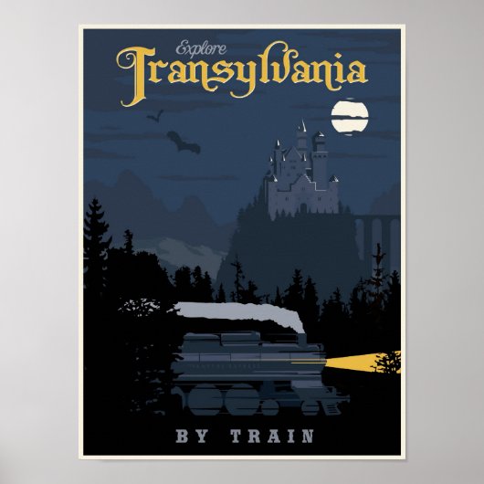 Siebenbürgen durch Zugreisepakete Poster (Vorne)