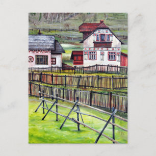 Siebenbürgen, Rumänien, malerische malerische Land Postkarte