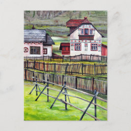 Siebenbürgen, Rumänien, malerische malerische Land Postkarte