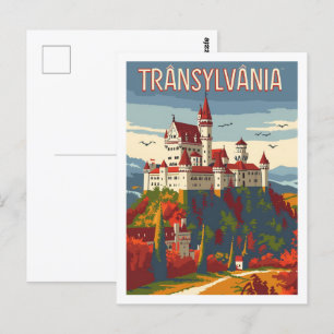 Siebenbürgen Rumänien Vintage Berühmter Reiseort Postkarte