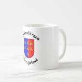 Siebenbürgen süsse Heimat Kaffeetasse (VorderseiteRechts)