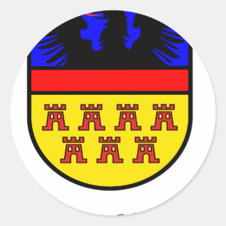 Siebenbürgen-Wappen "Siebenbürgen" Runder Aufkleber