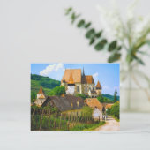 Siebenbürger Dorf Postkarte (Stehend Vorderseite)