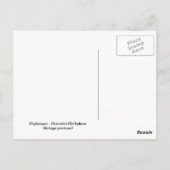 Siebenbürger Dorf Postkarte (Rückseite)
