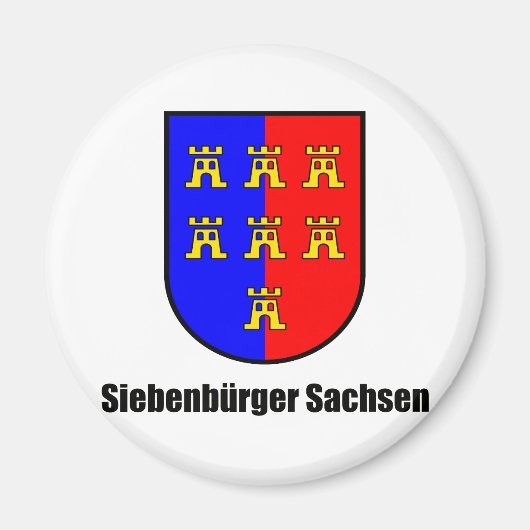 Siebenbürger Sachsen Magnet (Vorne)