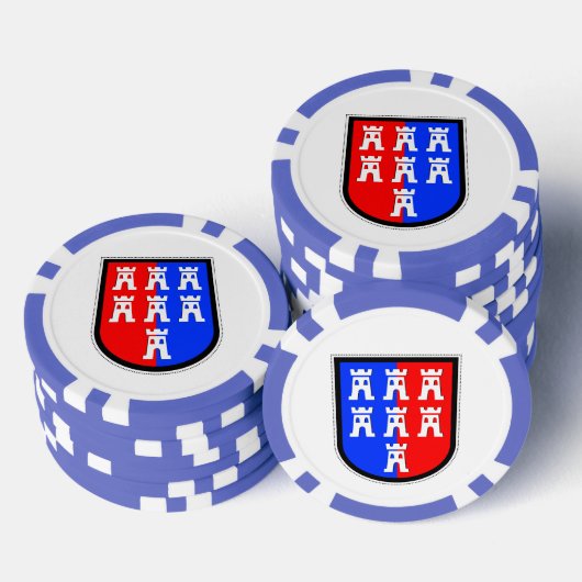 Siebenbürtig Pokerchips (Stapel)