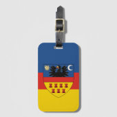 Siebenbürtige Flagge Gepäckanhänger (Vorderseite Vertikal)