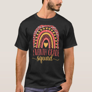 Siebener Platz Team 7. Klasse Lehrer zurück T-Shirt