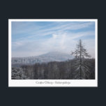 Siebengebirge Deutschland Postkarte<br><div class="desc">Landschaftliches Foto "Großer Ölberg",  der höchste Berg des Siebengebirges in Nordrhein-Westfalen. Foto © Sebastian Wurm.</div>