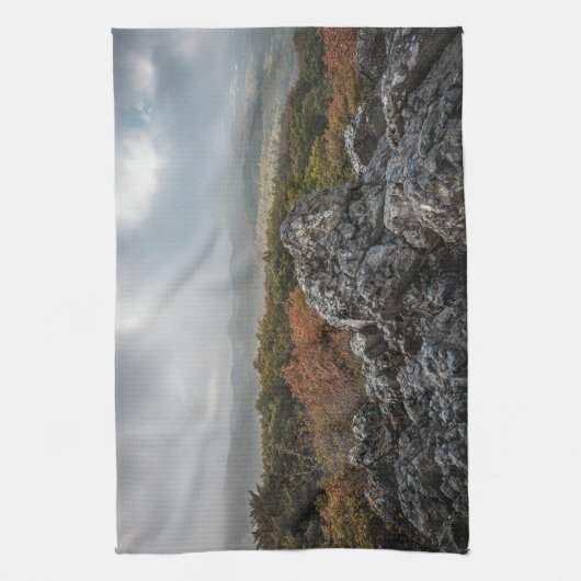 Siebengebirge - Oelberg Geschirrtuch (Vertikal)