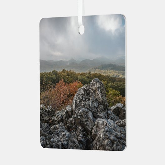 Siebengebirge - Oelberg Ornament Aus Metall (Vorderseite links)