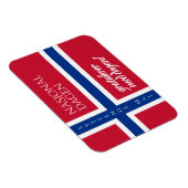 SiebenMai Flag am 17. Norwegischen Nationaltag Magnet (Rechte Seite)