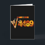 Siebenundsechzig 67 Meme Quadratwurzel 4489 Slang  Karte<br><div class="desc">Siebenundsechzig 67 Meme Quadratwurzel 4489 Slang Mathe Lehrerinnen</div>