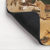 Siebenundzwanzig Pfund-Kanone auf einem Mousepad (Ecke)