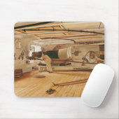 Siebenundzwanzig Pfund-Kanone auf einem Mousepad (Mit Mouse)
