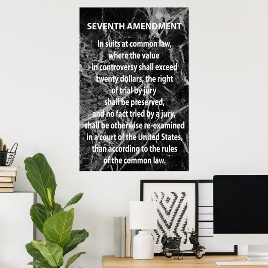 Siebte Änderung Poster (Heimbüro)