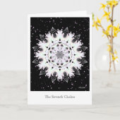 Siebte Chakra Karte (Gelbe Blume)