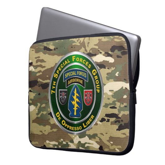 siebte Gruppe der Spezialeinheiten Laptopschutzhülle (Vorderseite Links)