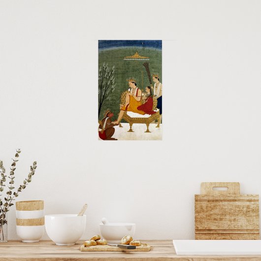 Siebte Inkarnation von Vishnu als Rama-Chandra Poster (Küche)