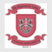 Siebte Sondereinsatzgruppe (Im Flugzeug) 7. SFG Aufkleber (Blatt)