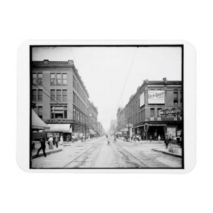 Siebte Straße, St. Paul, Minnesota Vintage Magnet
