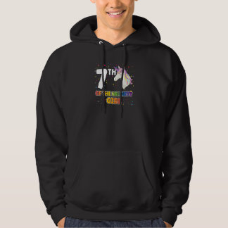 Siebter der unanständigen Mädchen Hoodie