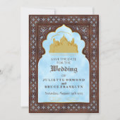 Siebter Himmel - Save the Date Karte (Vorderseite)