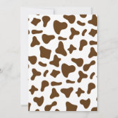 Siebter Rodeo Western Cowgirl 7. Geburtstag Einladung (Rückseite)