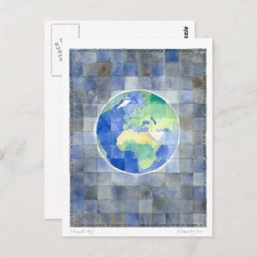 Siebter Tag (7 Tage Erstellung) Postkarte (Vorne/Hinten)