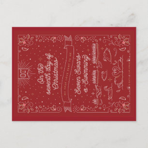 SIEBTER TAG DER WEIHNACHTEN / Weihnachtskarte