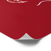 Siebter Tag des Weihnachtsgebäcks 24x24 Poster (Ecke)