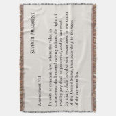 Siebter Verfassungszusatz Decke (Vorderseite Vertikal)