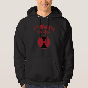 siebtes Abzeichen der Infanterie Hoodie