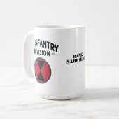 siebtes Abzeichen der Infanterie Kaffeetasse (Vorderseite Links)